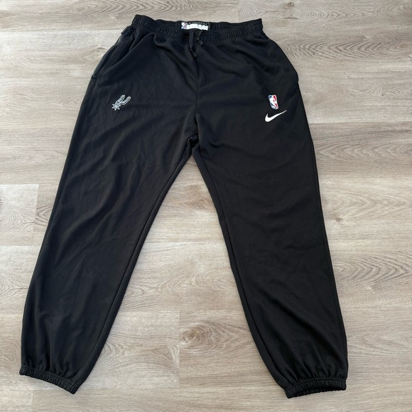 Nike Spurs NBA Engineered Player Issued Sweatpants Men XXL TALL Training Joggers - Picture 1 of 13